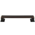 thumbnail image 2 of Metropolis Cabinet Pull, 128 Millimeters, Vintage Bronze by Stone Harbor Hardware, 2 of 3