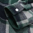 thumbnail image 6 of CYiJun George Flannel Shirt for Men Button Down Regular Fit Mens Flannel Shirt Long Sleeve Casual Plaid Flannel Shirt,Army Green XL, 6 of 7
