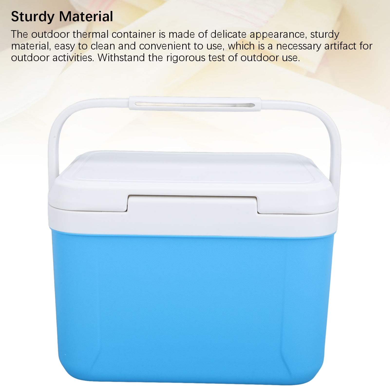YAHHU 5L Portable Insulated Breastmilk Cooler Box Chest Multifunctional Travel Refrigerator For Camping BBQ Stalls & Picnics, Lightweight Water Resistant Multi-Use Storage Tote