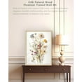 thumbnail image 4 of AVOI Natural OAK Wood Framed Dried Flower Pressed Bouquet Wall Art, Large 16x20 in Warm Colors Wildflower Artwork Canvas Botanical Wall Art,Modern Boho Floral Home Decor Bedroom Living Room 1Pack, 4 of 6