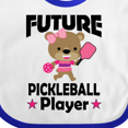 thumbnail image 4 of Inktastic Future Pickleball Player Girls Girls Baby Bib, 4 of 4