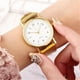 thumbnail image 3 of Reloj de cuarzo para mujer, relojes para mujer, reloj de cuarzo de alta gama para mujer, reloj de pulsera de acero inoxidable con esfera luminosa y estilo informal., 3 of 3