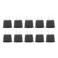 thumbnail image 2 of Outlet Plug Adapter, Copper Conductor US To EU Plug Adapter 10PCS 125-250V Lightweight High Efficiency  Compatibility  For Smartphone Speaker For Travel, 2 of 8