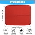 thumbnail image 2 of Absorbent Microfiber Dish Drying Mat,Bexikou 2 Pack Drying Mat for Kitchen Countertops,Slip Resistant Drying Kitchen Mat for Sink Dishes or Under Rack,Kitchen Counter Accessories,Red, 2 of 6