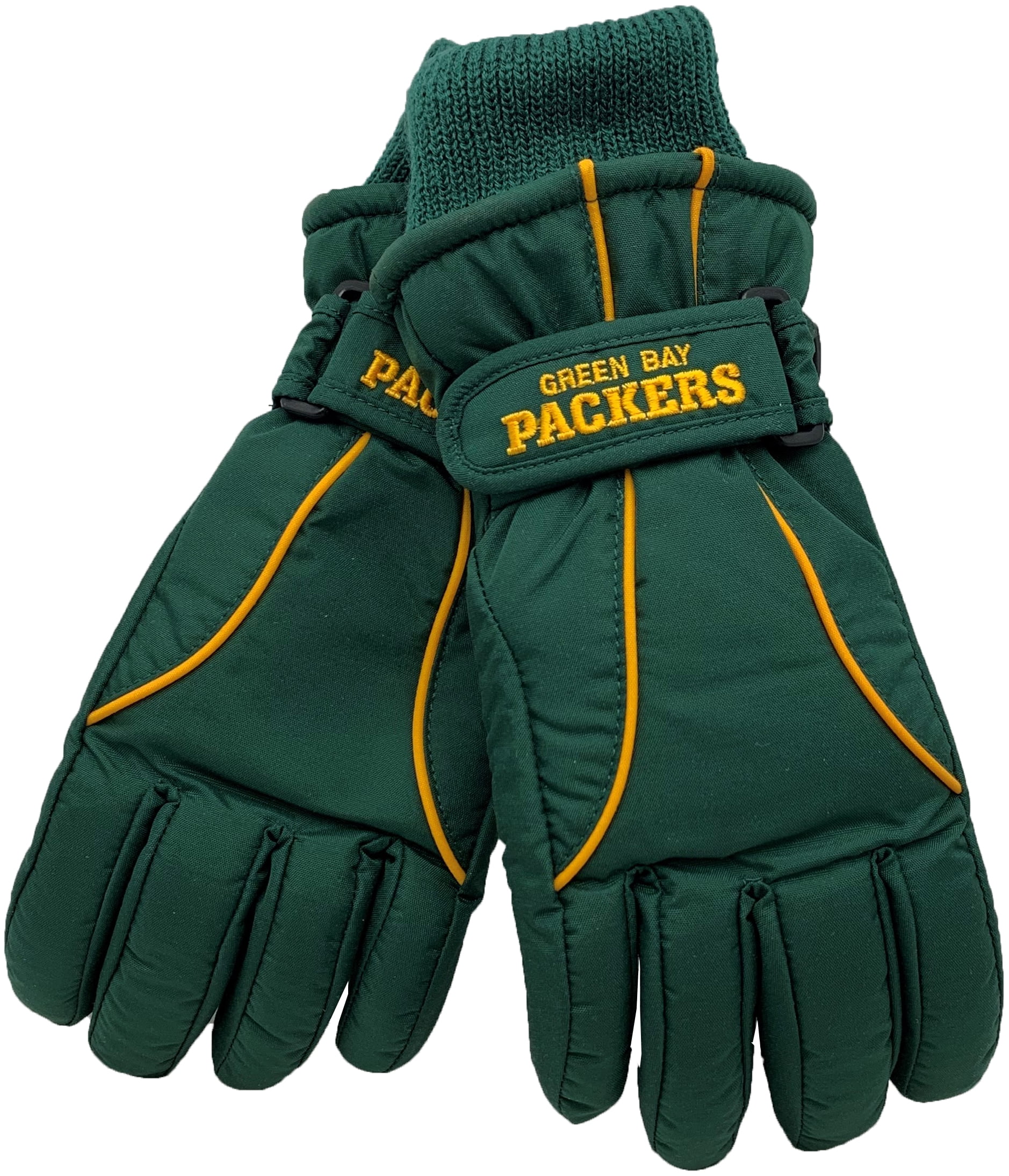 Youth Packers Nylon Winter Gloves (Medium)