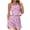 Light Pink, variant on SAZBJOJN Womens Pajama Sets 2 Piece Heart Polka Dot Pajama Set Ruffle Trim Ribbed Tank Top & Elastic Waist Shorts Summer Loungewear Sleepwear Cute Casual Pajamas for Women Set White Size M