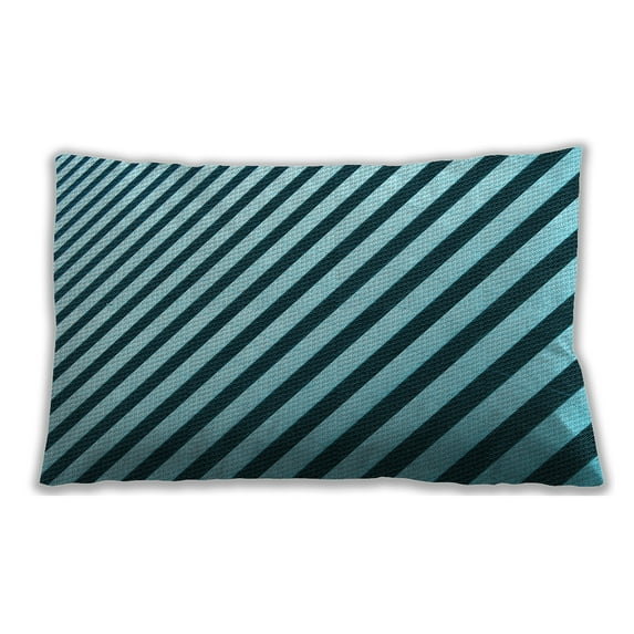 Ahgly Company Outdoor Rectangular Contemporary Lumbar Throw Pillow, 13 inch by 19 inch