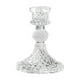 thumbnail image 2 of Candelabro de cristal - Candelabro vintage de 6,5" y 3,9" en relieve cristalino para decorar la mesa de comedor, 2 of 6