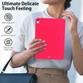 thumbnail image 6 of Case for iPad (A16) 11th Generation 2025 / iPad 10th Gen 10.9" 2022, Soft TPU Back Cover with Adjustable Kickstand Kids-Friendly Scratch-Resistant Anti-Fingerprint Drop Protective, Rose, 6 of 8