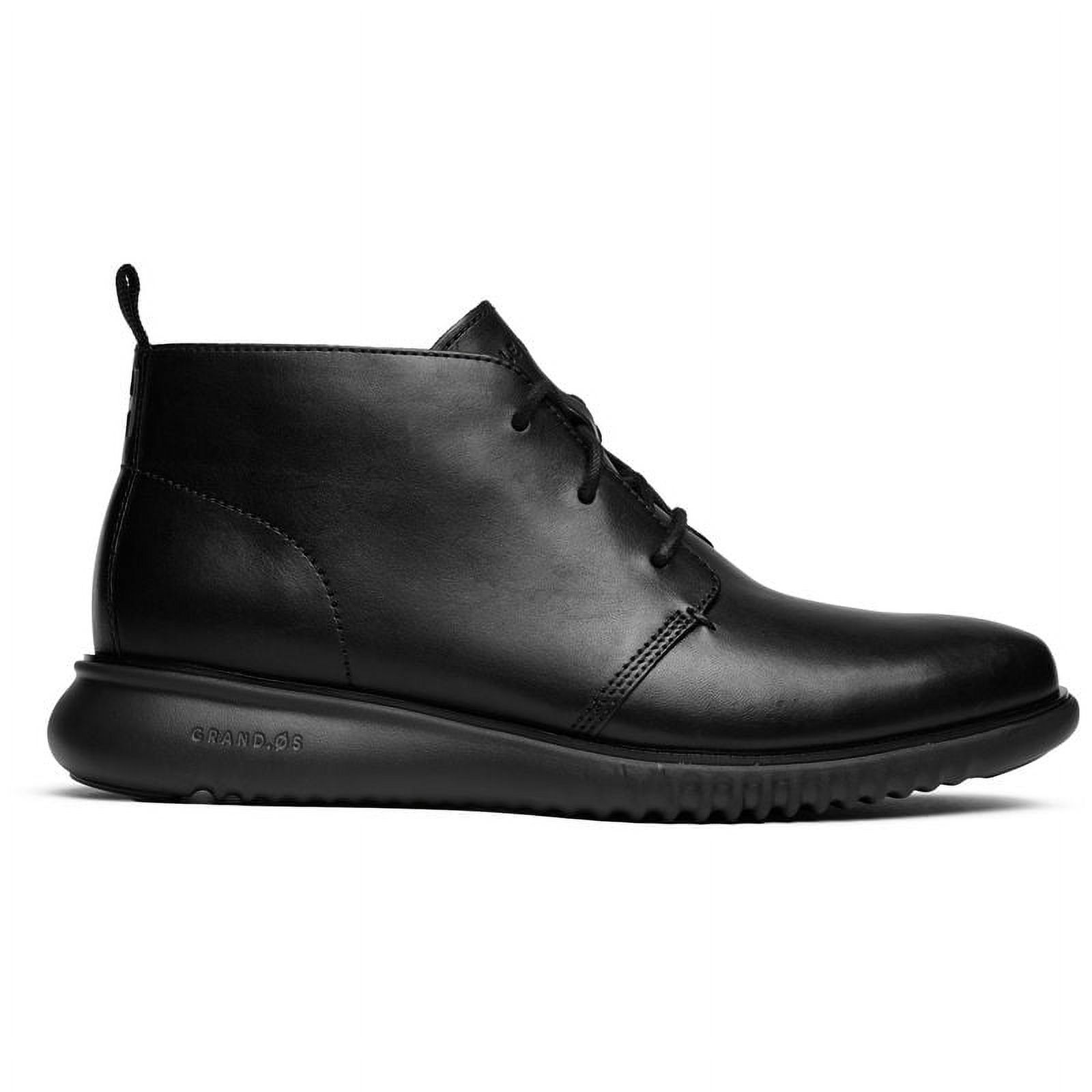 COLE HAAN GRANDSERIES Mens Black Cushioned Lightweight Round 