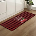 thumbnail image 5 of Christmas Winter Kitchen Rugs and Mats Set of 2 New Year Abstract Snowflake Elk Blue Xmas Kitchen Mat,Non-Slip Area Runner Rug,Washable Floor Mat for Home Dining Room Office 16x24in+16x47in, 5 of 6