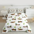 thumbnail image 2 of jejeloiu Country Farm Mallard Full Size Comforter Sets,White Brown Green Bedding Sets For Boys Teens Reversible 3pcs, 2 of 8