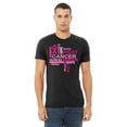 thumbnail image 2 of Love Faith Fight Breast Cancer Awareness Support Family Friends Run Walk Marathon Men's T-shirt, XL, Black, 2 of 5