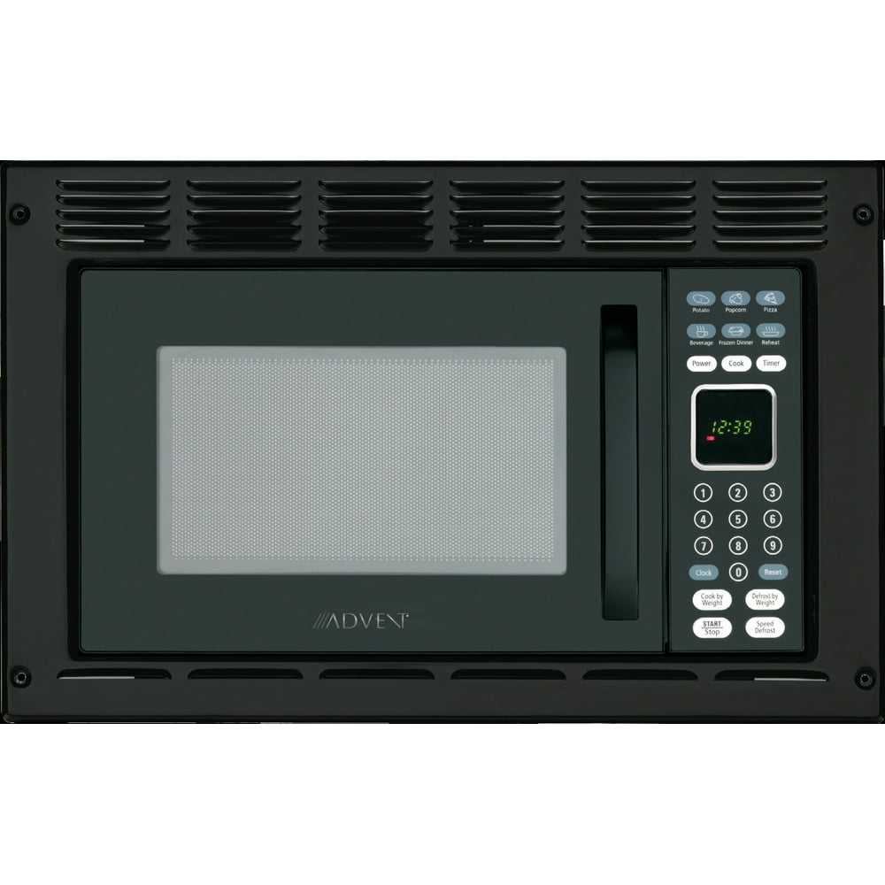 Advent MW912BWDK Black Builtin Microwave Oven with Wide Trim Kit