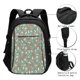 thumbnail image 3 of Balery Retro Hippie Groovy Mushroom Mochila con carga USB para hombre y mujer - Mochila impermeable y antirrobo para portátil con puerto USB para viajes, trabajo, estudios y universidad, 3 of 7