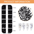 thumbnail image 3 of Nail Art Rhinestone，Nail Gems Round Shaped Flatback Gems，for Nail Design Craft Art Shoes, 3 of 6