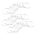 thumbnail image 3 of TAILTOSS 30Pcs Transparent Glass Spacers Round Bumper Pads Anti Skid Clear Table Protectors, 3 of 11