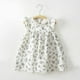 thumbnail image 3 of Odeerbi Niñas Verano Algodón Vestido Tanque Floral Volantes Vestido Sol Sin Mangas Transpirable Vestido Princesa, 3 of 3
