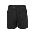 thumbnail image 5 of QATAINLAV Womens Casual Jean Shorts Cute Stretchy Denim Jorts Relaxed Fit Loose Wide Leg Short Jeans with Pockets Black XL, 5 of 10
