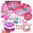 thumbnail image 1 of Kit de spa para pies Bubbly Girlz que brilla en la oscuridad con kit de pedicura, 1 of 7