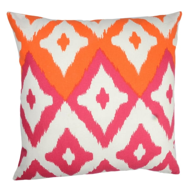 Divine Designs Del Mar Ikat Decorative Throw Pillow Walmart Com Walmart Com