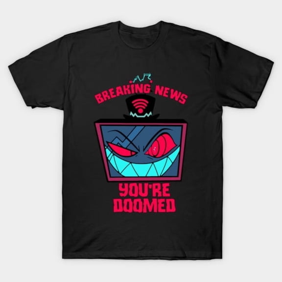 Hazbin Hotel T-Shirt, Vox Breaking News Tee Sizes S-5Xl GooGate