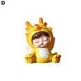 thumbnail image 2 of vnanda Cartoon Baby Dragon Figure 2024 Chinese New Year Lucky Dragon Figurine Adorable Cartoon Animal Model for Home Office Decoration Dragon Ornament, 2 of 8