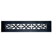 Acorn  Cast Iron Decorative Grille - Black - 14in. x 2.25in.