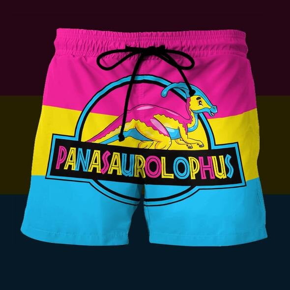 Pantalones cortos divertidos de playa para hombre, ropa de baño informal de moda para vacaciones, para el verano Fivean unisex