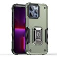 thumbnail image 2 of Bemz Phone Case for iPhone 15 with Tempered Glass Screen Protector, Camera Protection Heavy Duty Shockproof Protection Magnetic Mount Stand Cover (Sage Green), 2 of 6