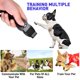 thumbnail image 4 of Refuerzo positivo constante para cachorros, corrige comportamientos no deseados, clicker de entrenamiento de mascotas para perros, gatos, cachorros, pájaros, caballos, paquete de 2 (blanco +, 4 of 5