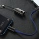 thumbnail image 2 of Cable USB-C trenzado de nailon: diseño de llavero, duradero, para carga rápida/sincronización., 2 of 2
