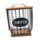 thumbnail image 1 of Soporte para cápsulas de café, organizador de cápsulas con tapa de madera, accesorios para cafetería Estilo B, 1 of 9