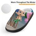 thumbnail image 4 of Bubble Guppies Soft Plush Slippers for Boys Girls Winter Warm Cotton Slippers with Rubber Sole Non-Slip Kid's Slip on Shoes Fluffy House Slippers For Indoor And Outdoor, 4 of 8