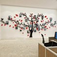 thumbnail image 1 of tendo 3D Wall Stickers Photo Frames FamilyTree Wall Decal Easy to Install &Apply DIY Photo Gallery Frame Decor Sticker H Red-black Medium, 1 of 1