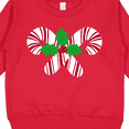 thumbnail image 3 of Inktastic Candy Canes and Holly Christmas Toddler Sweatshirt, 3 of 4