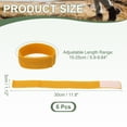 thumbnail image 2 of Uxcell Boot Straps, Boot Elastic Ankle Straps Band Hook and Loop Yellow 12", 2 of 7