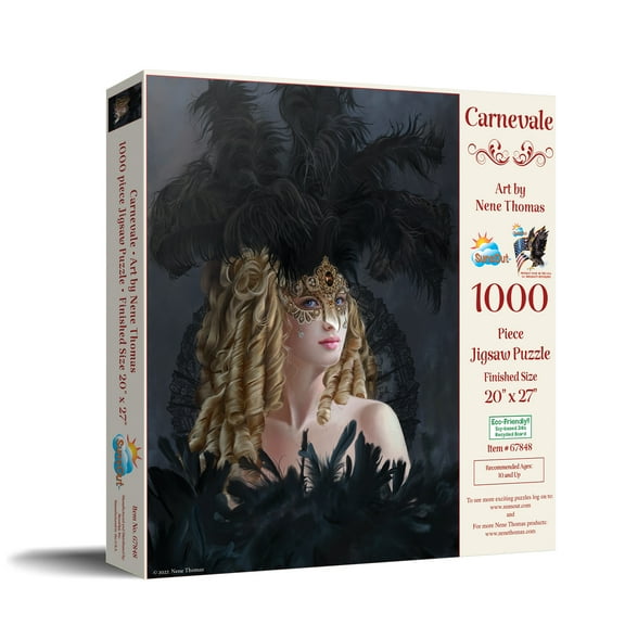 SUNSOUT INC - Carnevale - 1000 pc Jigsaw Puzzle by Artist: Nene Thomas - Finished Size 20" x 27" - MPN# 67848