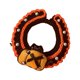 thumbnail image 3 of Collar de Disfraz de Gato de Halloween Tejido a Mano, Cómodo, Cuello de Cuello, Suave, Lindo Collar de Vacaciones Tejido a Mano para Fiestas Festivas Naranja S, 3 of 8