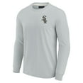 thumbnail image 2 of Unisex Fanatics Gray Chicago White Sox Elements Super Soft Long Sleeve T-Shirt, 2 of 3
