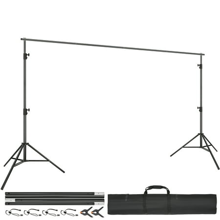 Image of SKYSHALO Heavy Duty Backdrop Stand Adjustable Photography Backdrop Stand 12x10 ft