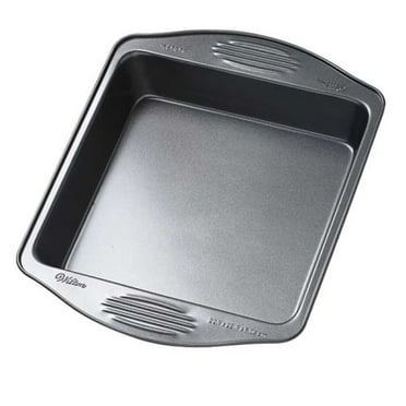 Wilton Excelle Elite 9-Inch Square Steel Grey Nonstick Kitchen Baking Pan