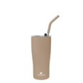 thumbnail image 2 of Vaso aislante HYDRAFLOW Capri de 600 ml con pajita en polvo, color blanco, 2 of 8