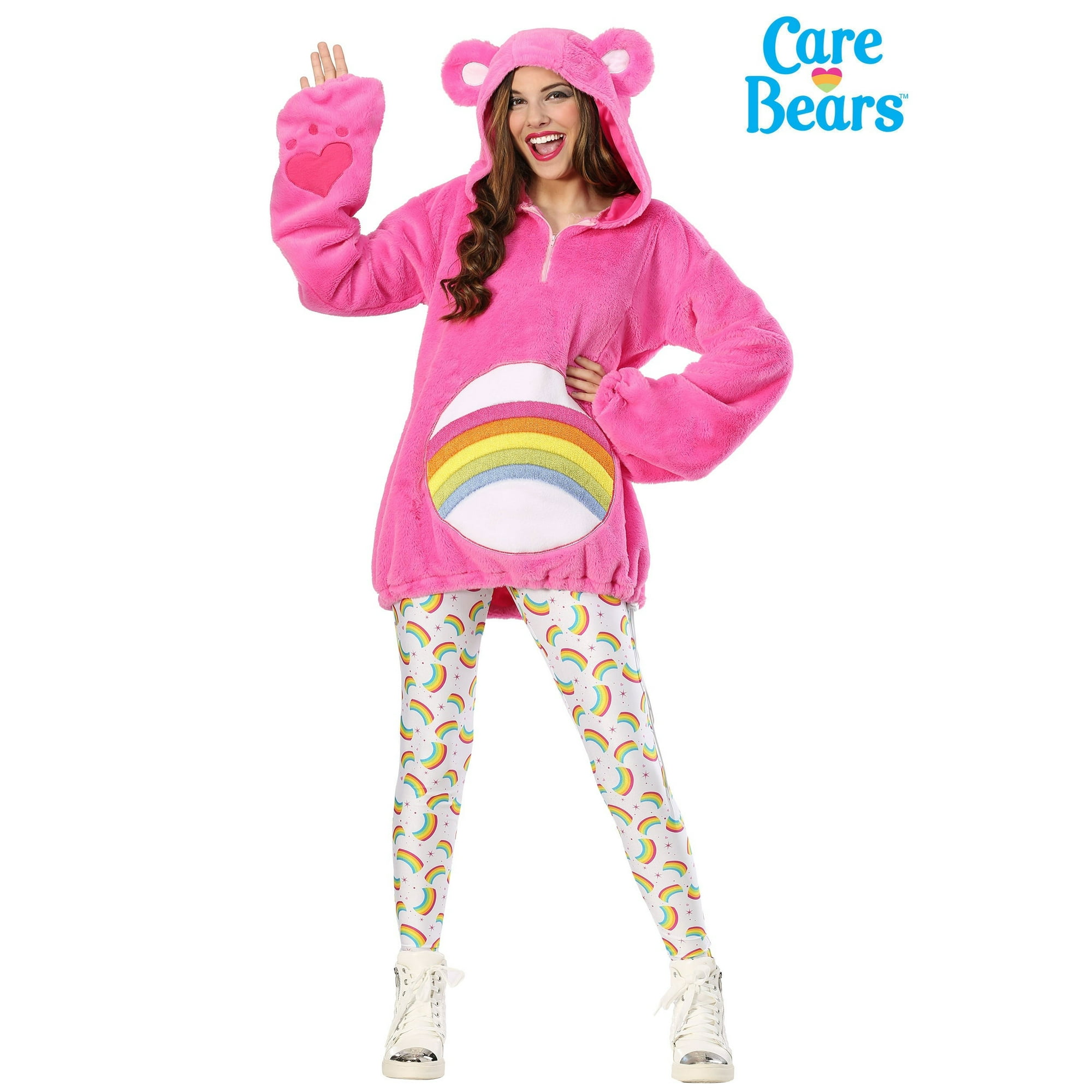 Care Bears Deluxe Cheer Bear Plus Size Hoodie Costume