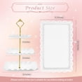 thumbnail image 3 of 5 Pcs Dessert Table Display Set, 2 × Cupcake Stand Holder & 3 × Serving Tray Combo for Tea Party, Birthday, Wedding, 3 of 8