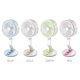 thumbnail image 5 of Ventilador de escritorio con luz LED, plegable y ajustable, carga USB, color azul, ideal para oficina o uso en casa., 5 of 6