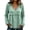 Green0812, variant on Women's Plus Size Long Sleeved V Neck T Shirts Causal Loose Fit Solid Tops Ladies Fall Ruffle Hem Going out Tees White02 XL