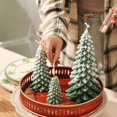 thumbnail image 2 of Molde de silicona para árbol de Navidad 3D para hacer velas, molde para velas de pino navideño, decoración navideña para el hogar, 2 of 5
