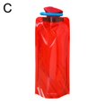 thumbnail image 2 of Botella de agua para deportes al aire libre, ciclismo, montañismo, taza de agua portátil, bolsa de agua plegable de plástico PE, regalo promocional, bolsa de almacenamiento de agua, 2 of 2