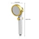 thumbnail image 4 of Cateissary Cabezal de ducha de mano presurizado, ahorro de agua de alta presión, acero inoxidable, ABS, 3 modos, rociador de agua, accesorio de baño para Juegos de accesorios de baño Oro blanco Cateissary HA009464-01B, 4 of 6